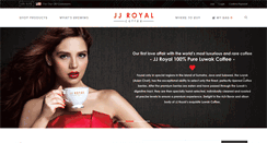 Desktop Screenshot of jjroyalcoffee.com